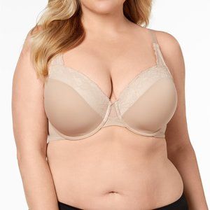 Olga Cloud 9 Lace-Neckline Bra 38D